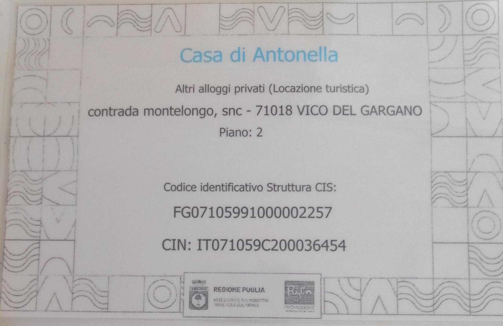 La Casa Di Antonella Vico Del Gargano